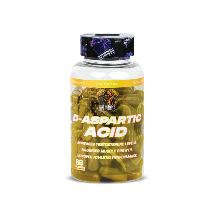 Grimlabs DAA (D-Aspartic Acid) 60 Kapsül - Mutant