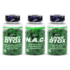 GRIMLABS DETOX SETİ - KIDNEY DTOX & LIVER DTOX & N.A.C.