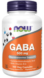 Now Foods Gaba With Vitamin B-6 500 Mg (100 Vegi Kapsül)