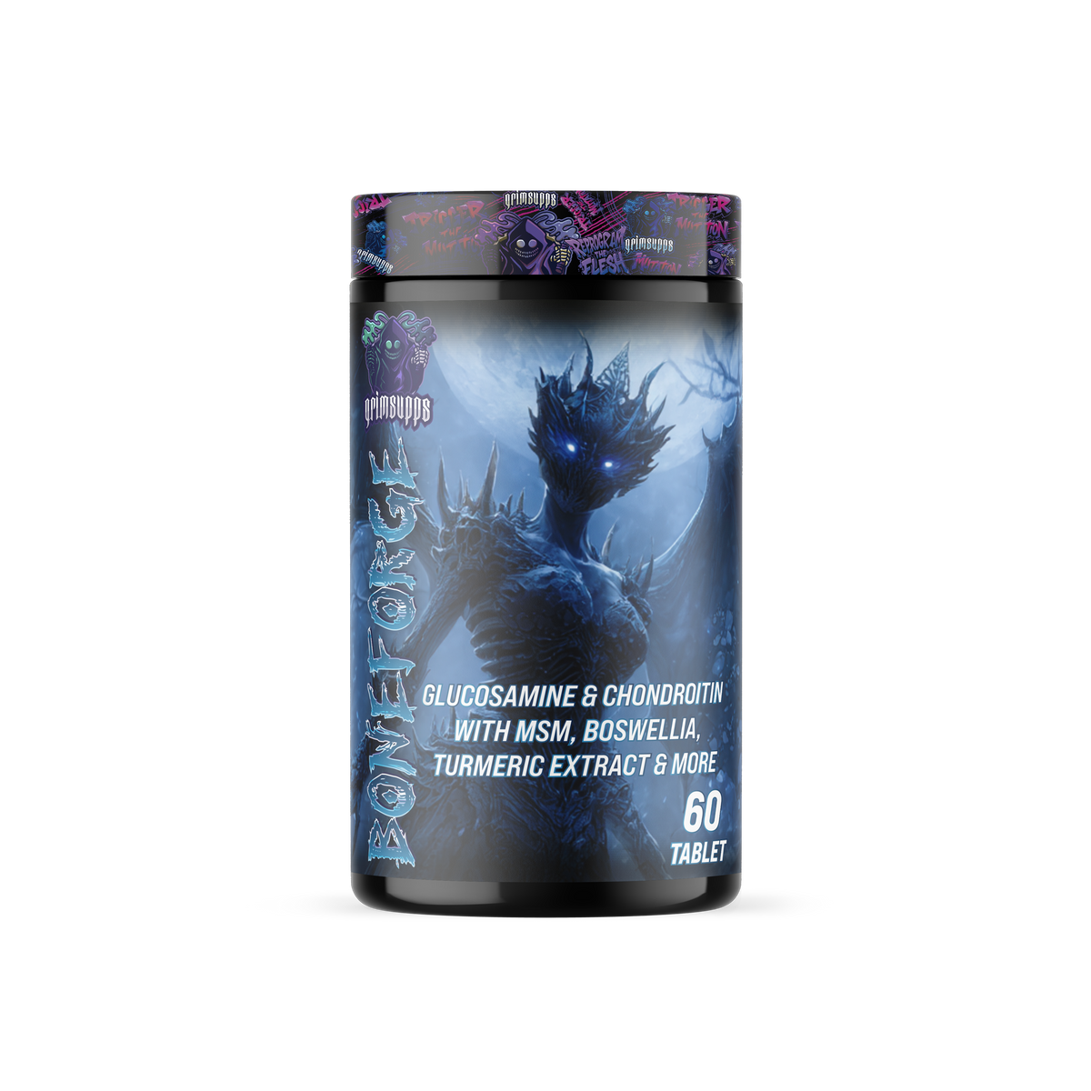 GRIMSUPPS BONEFORGE Glukozamin & MSM 60 Tablet – Eklemleriniz İçin Maksimum Güç!