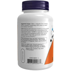 Now Foods Gaba With Vitamin B-6 500 Mg (100 Vegi Kapsül) - Mutant