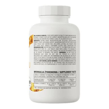 Ostrovit Vitamin D3 8000 IU