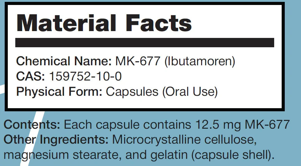 MK-677 12.5 MG 30 KAPSÜL