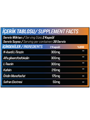 GRIMSUPPS NEUROCORE Nootropik Alpha GPC & Tirozin – Zihinsel Performans, Odak ve Netlik İçin Üstün Formül!
