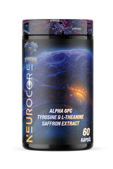 GRIMSUPPS NEUROCORE Nootropik Alpha GPC & Tirozin – Zihinsel Performans, Odak ve Netlik İçin Üstün Formül!