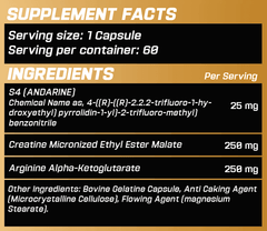 Grimlabs Genesis Andarine S-4 (30 Kapsül) - Mutant