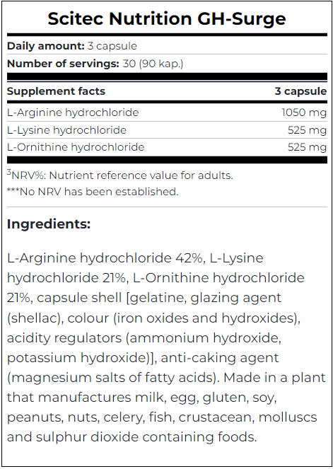 Scitec Nutrition GH SURGE