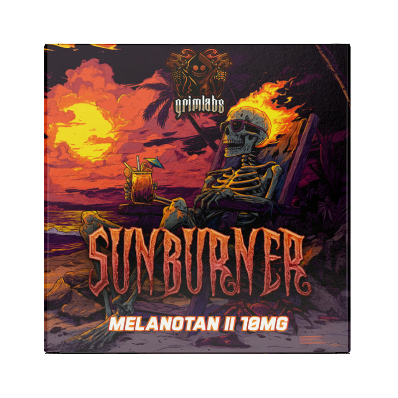 GRIMLABS SUNBURNER – MELANOTAN II 10MG + Bacteriostatic Water